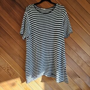 Eileen Fisher Linen Knit Tunic Short Sleeve Size 1x